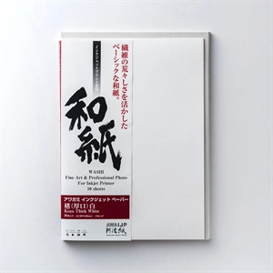 Awagami Kozo Thick White - 110 g/m², A2 10 Blatt